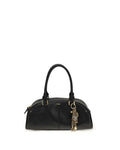 Chloé – Bowling Bag in Pelle Nera con Charm Dorati