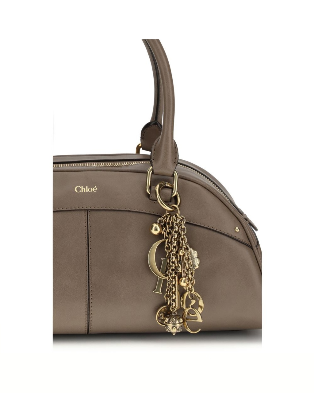 Chloé Bowling Leather Handbag