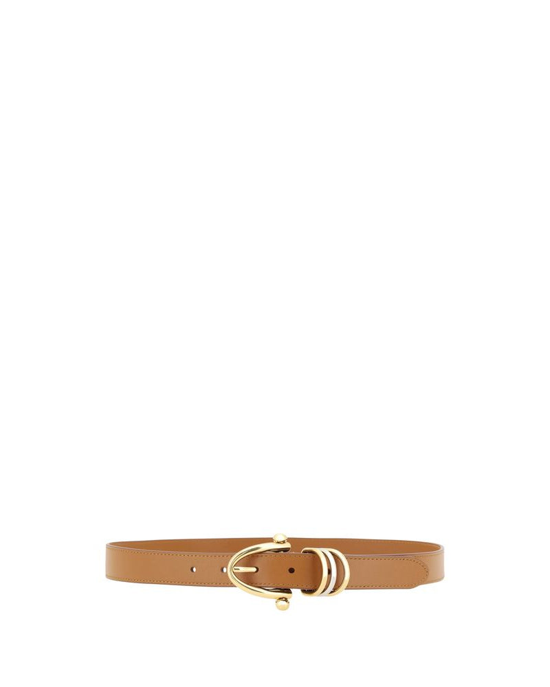 Chloé – Cintura Bracelet in Pelle Cuoio con Dettagli Metallici