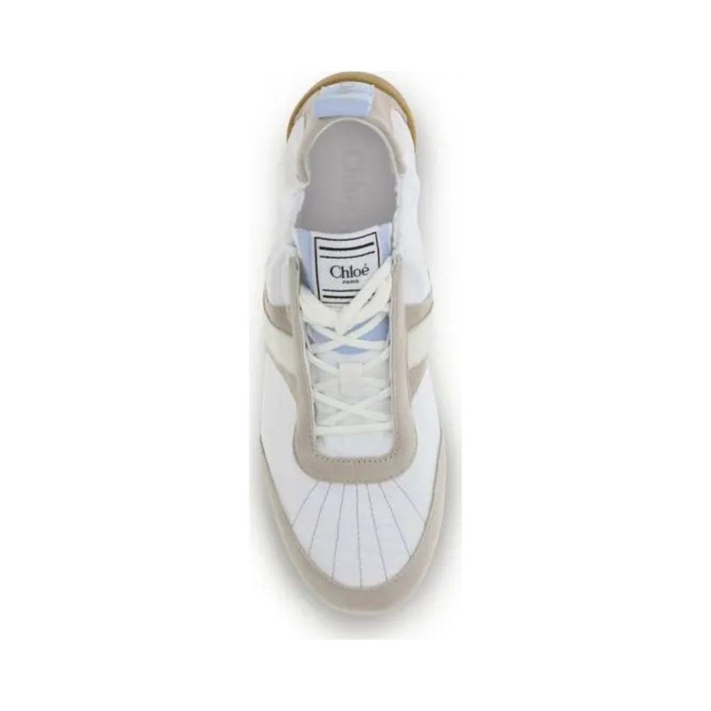 Chloé "Kick" Sneakers - Lightweight Calfskin & Suede Mix
