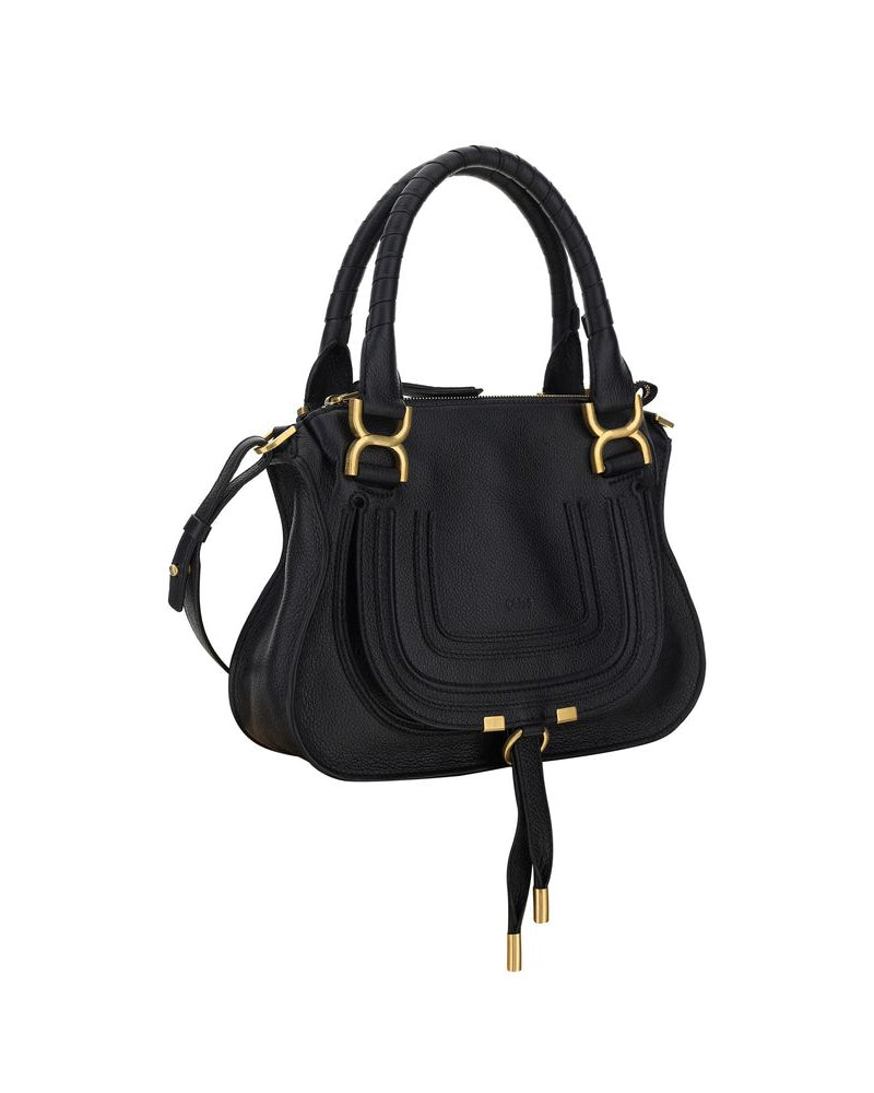 Chloé – Marcie Handbag in Pelle di Vitello Nera