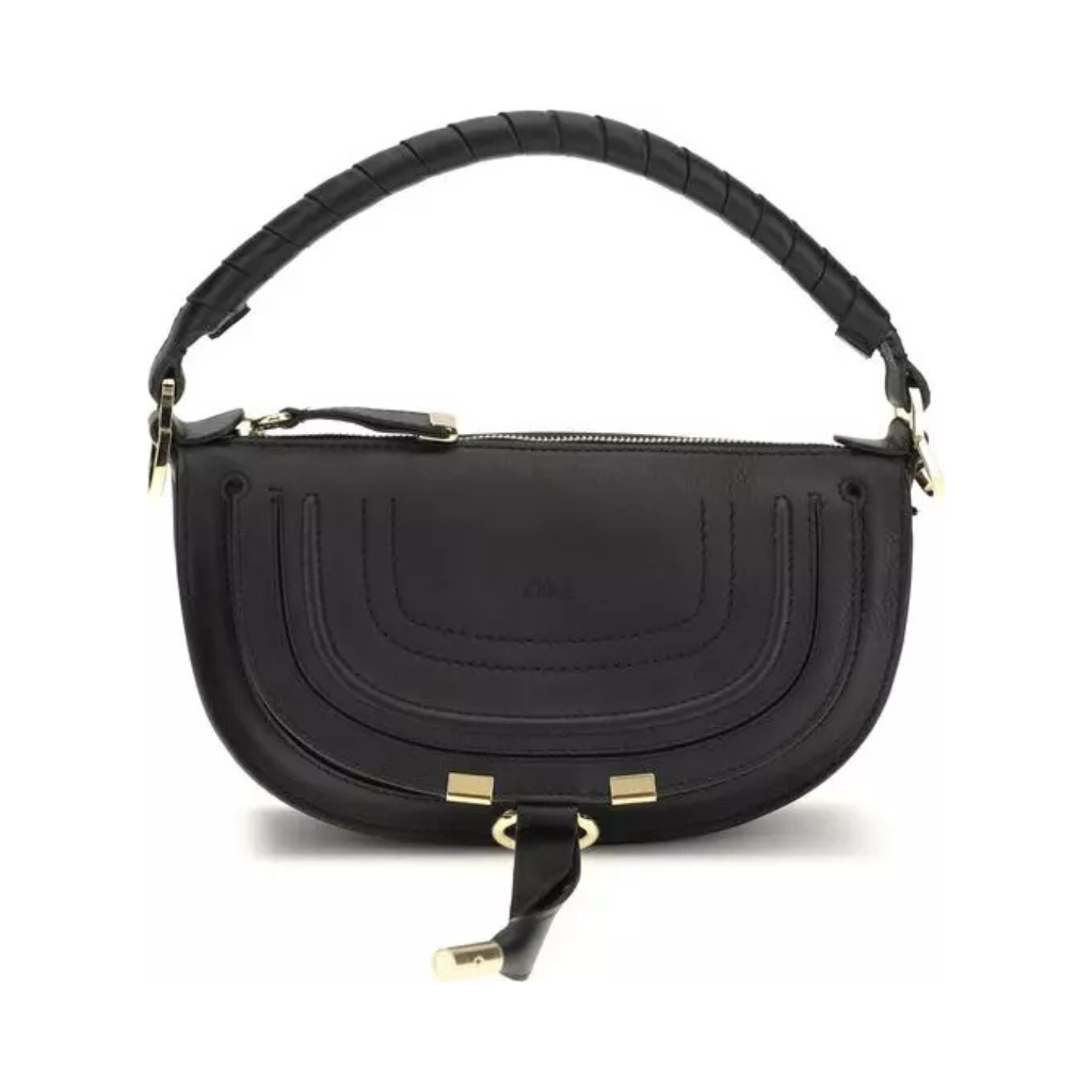 Chloé "Marcie" Mini Shoulder Bag - Grained Calfskin