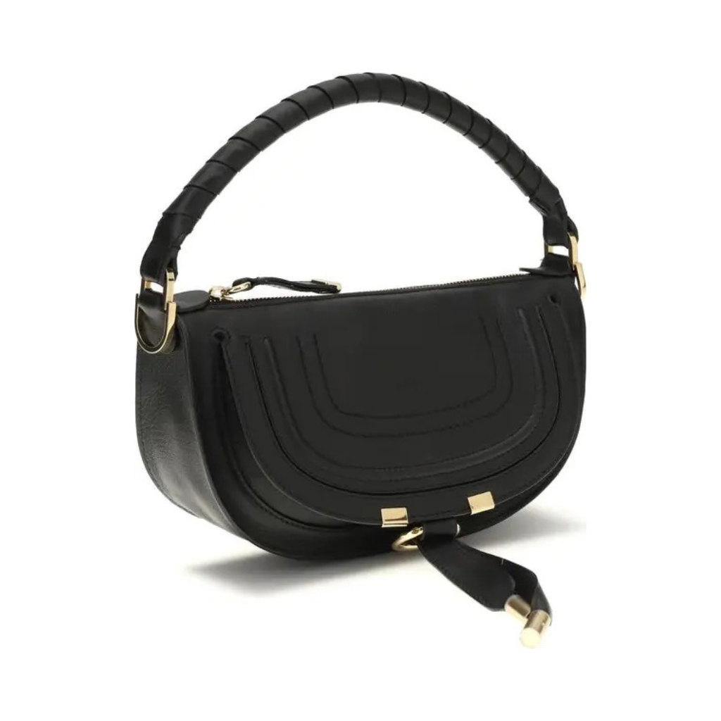 Chloé "Marcie" Mini Shoulder Bag - Grained Calfskin