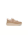 Chloé - Nama Sneakers in Mesh e Materiali Riciclati Beige
