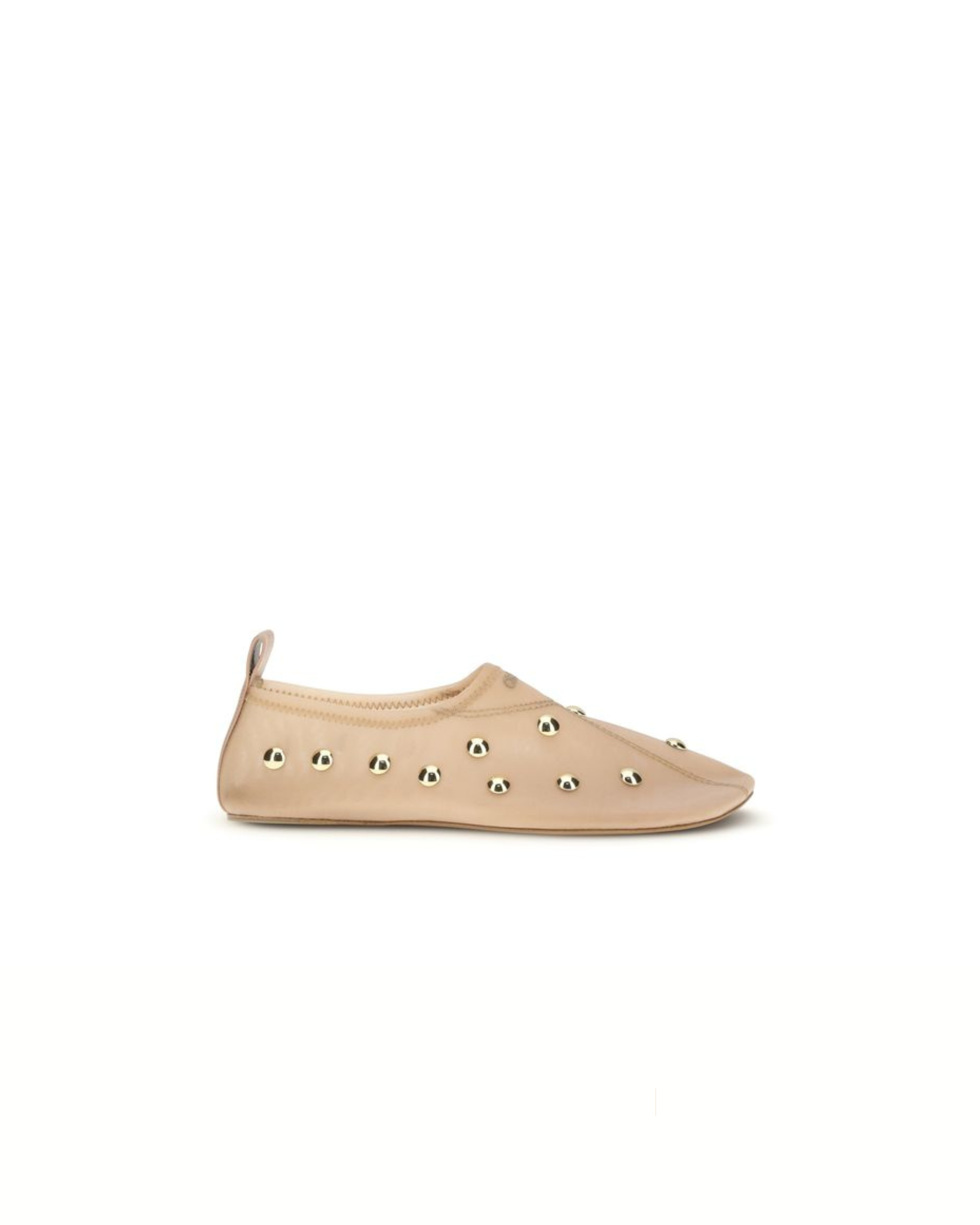 Chloé Rita Studded Mesh Ballerinas