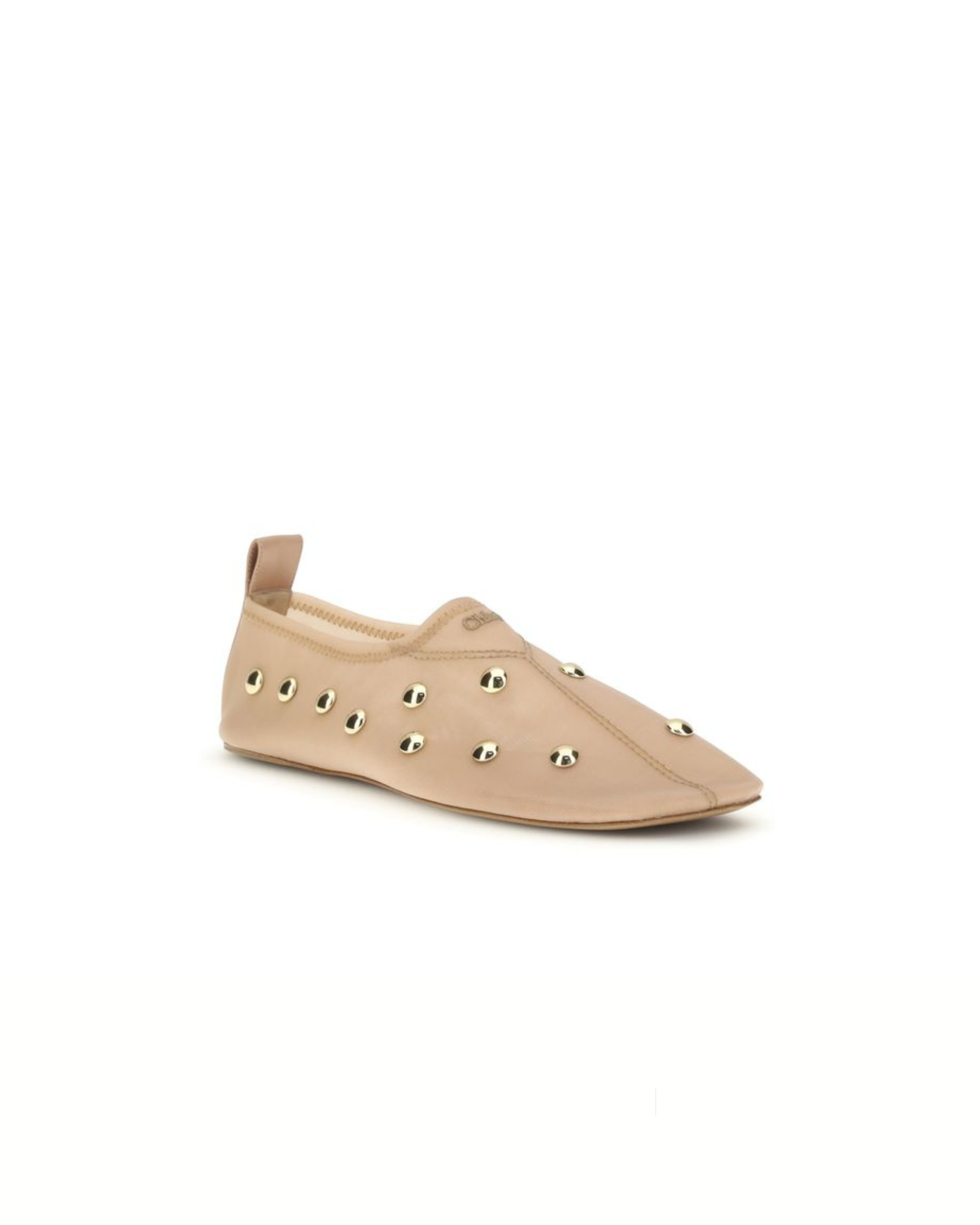 Chloé Rita Studded Mesh Ballerinas