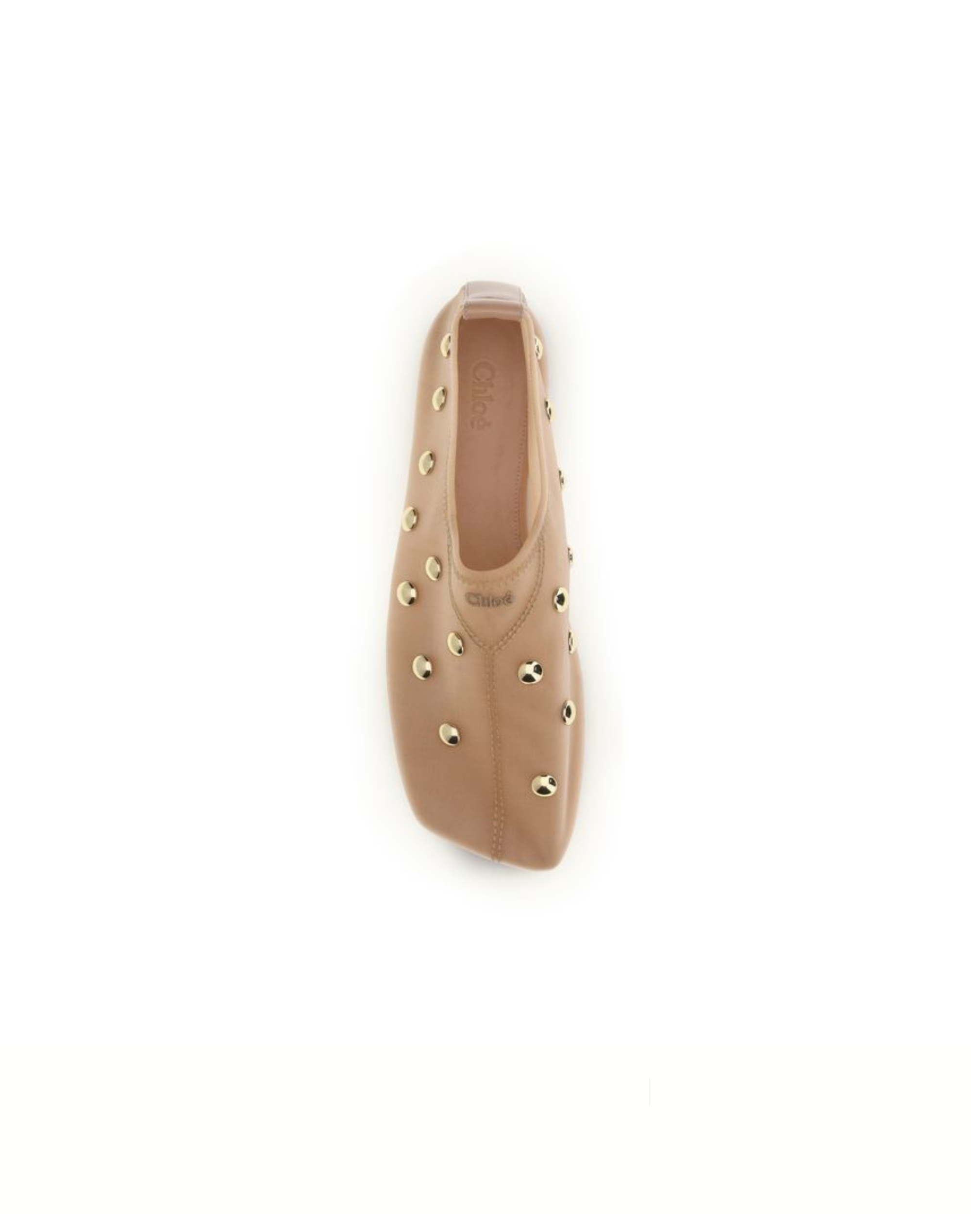 Chloé Rita Studded Mesh Ballerinas