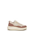 Chloé – Sneakers Nama Beige / Rosa Cipria