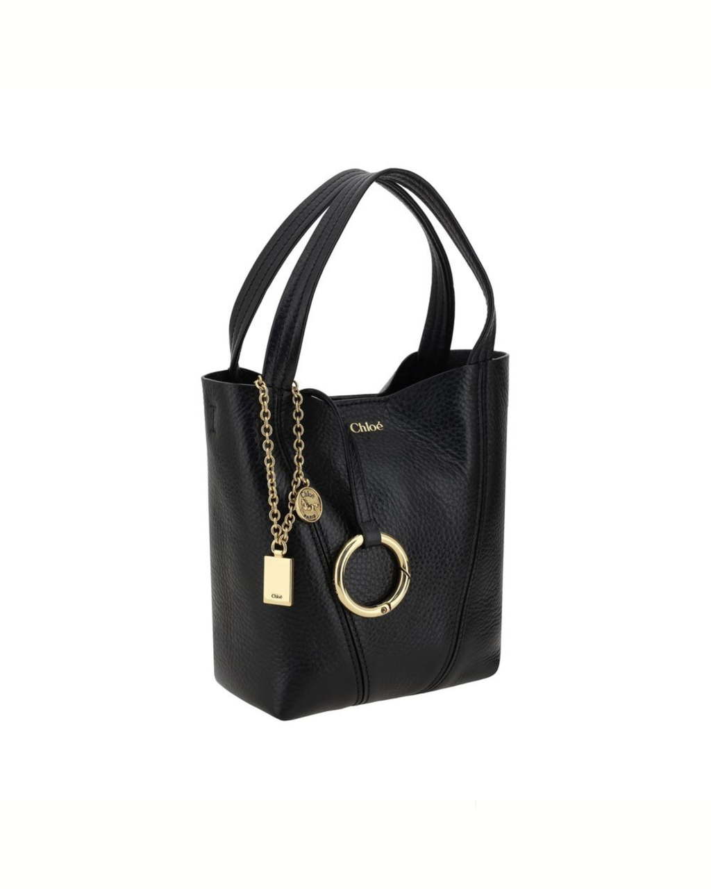 Chloé Spin Shoulder Bag Mini Black