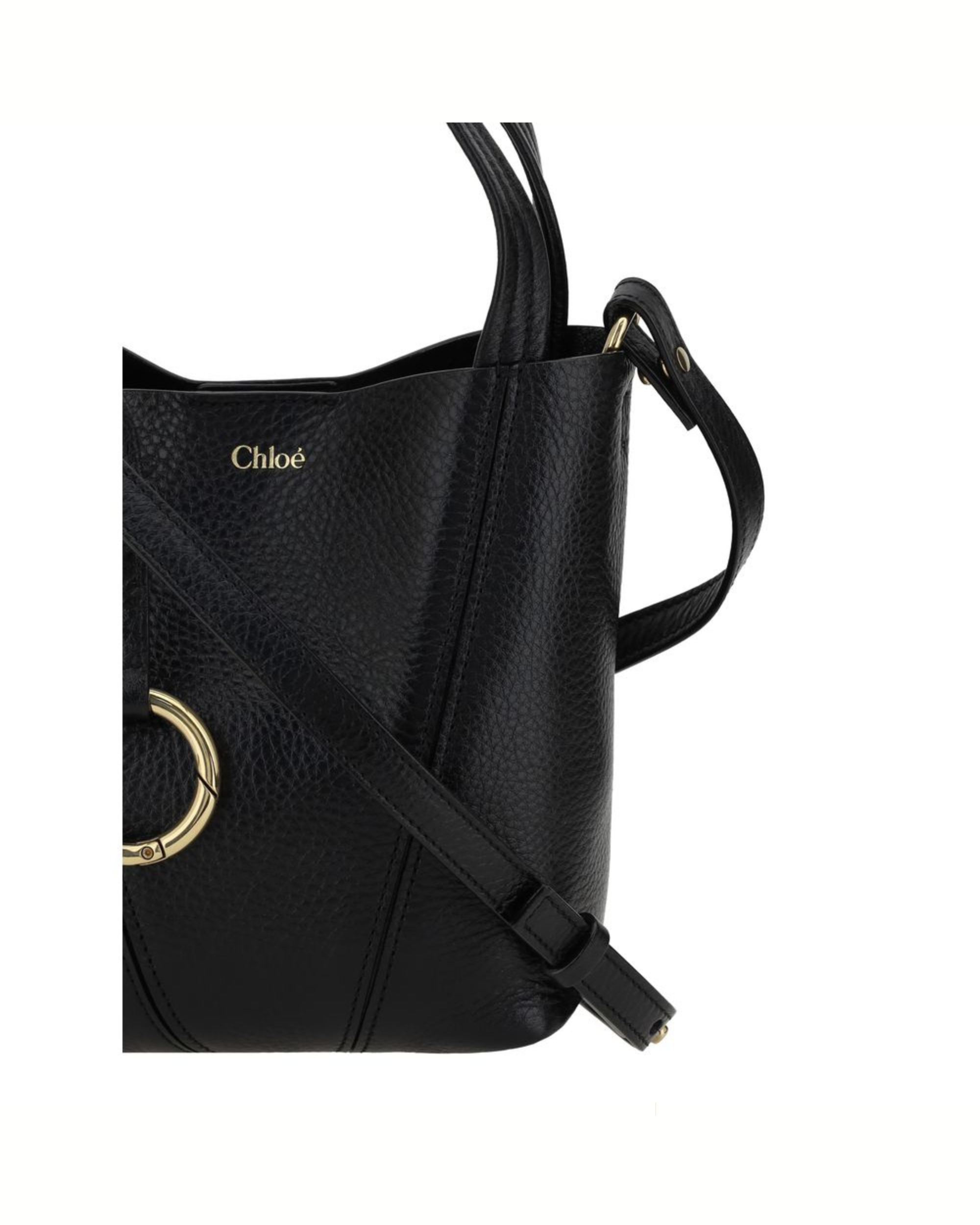 Chloé Spin Shoulder Bag Mini Black