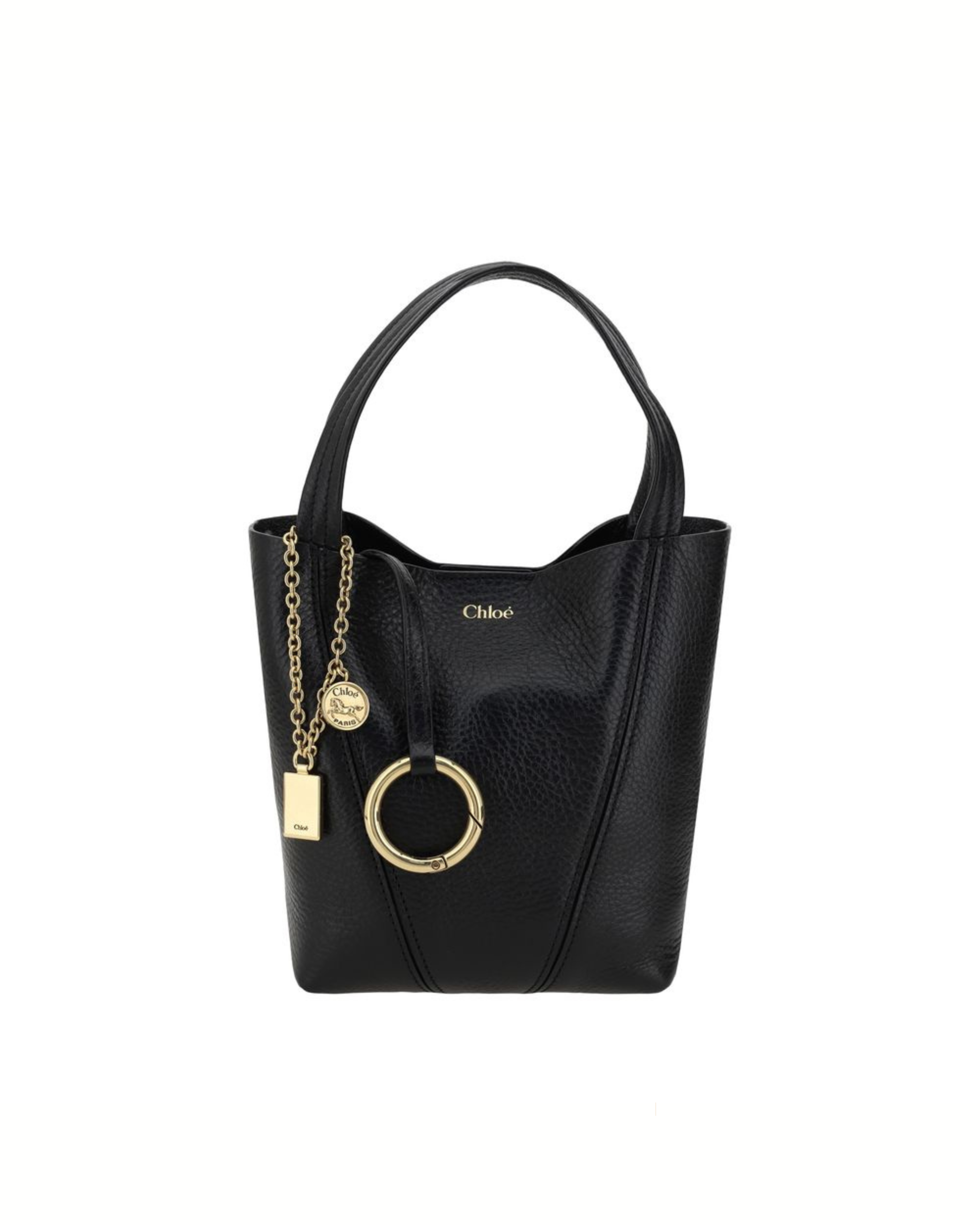 Chloé Spin Shoulder Bag Mini Black