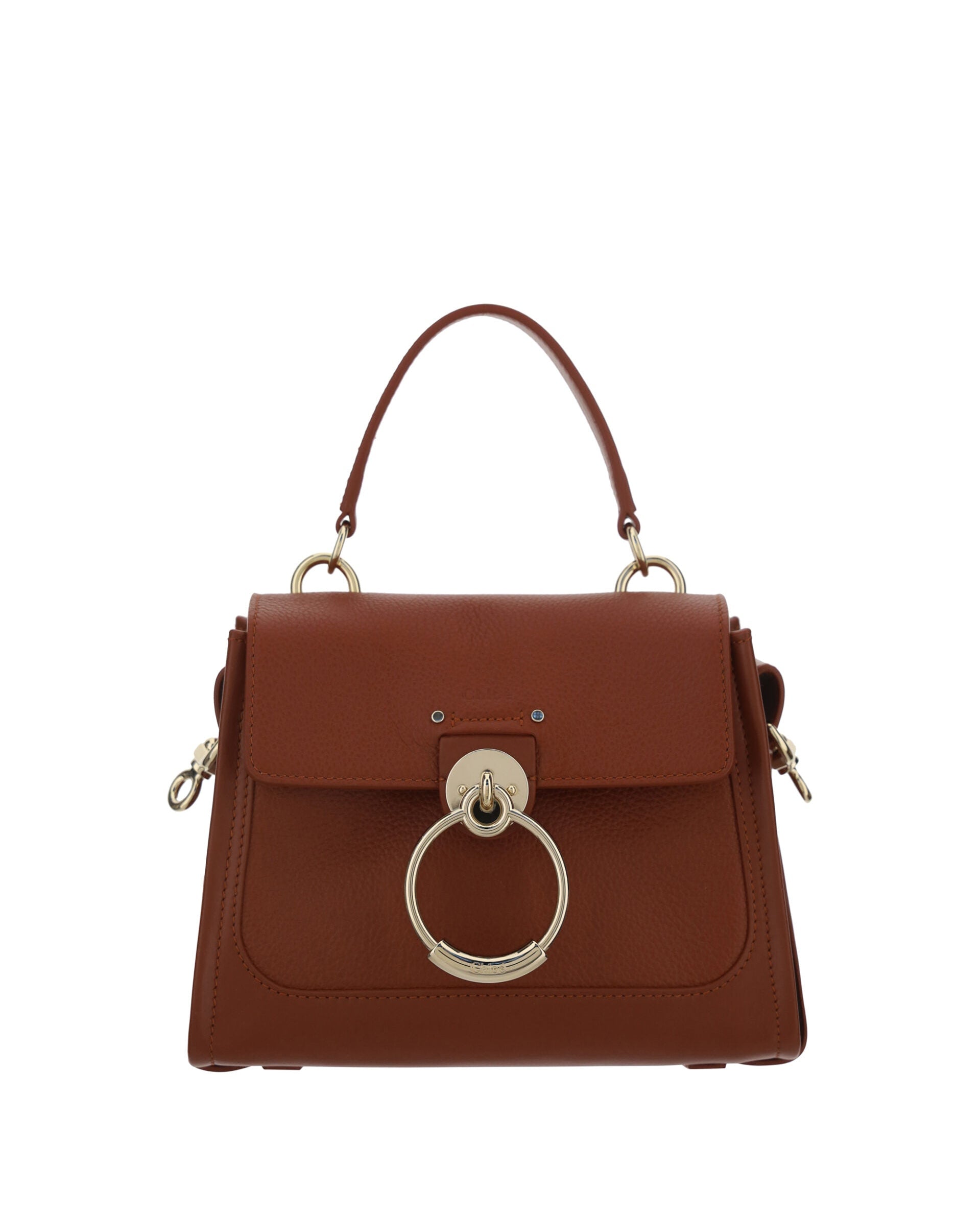 Chloé – Tess Small Handbag in Pelle Sepia Brown