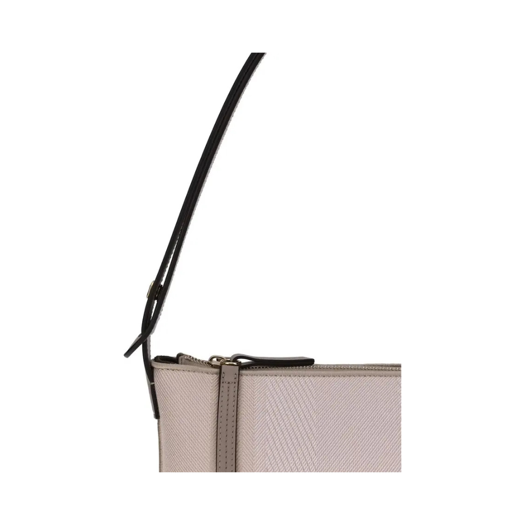 Chloé "Carry" Shoulder Bag - Embroidered Cotton Canvas