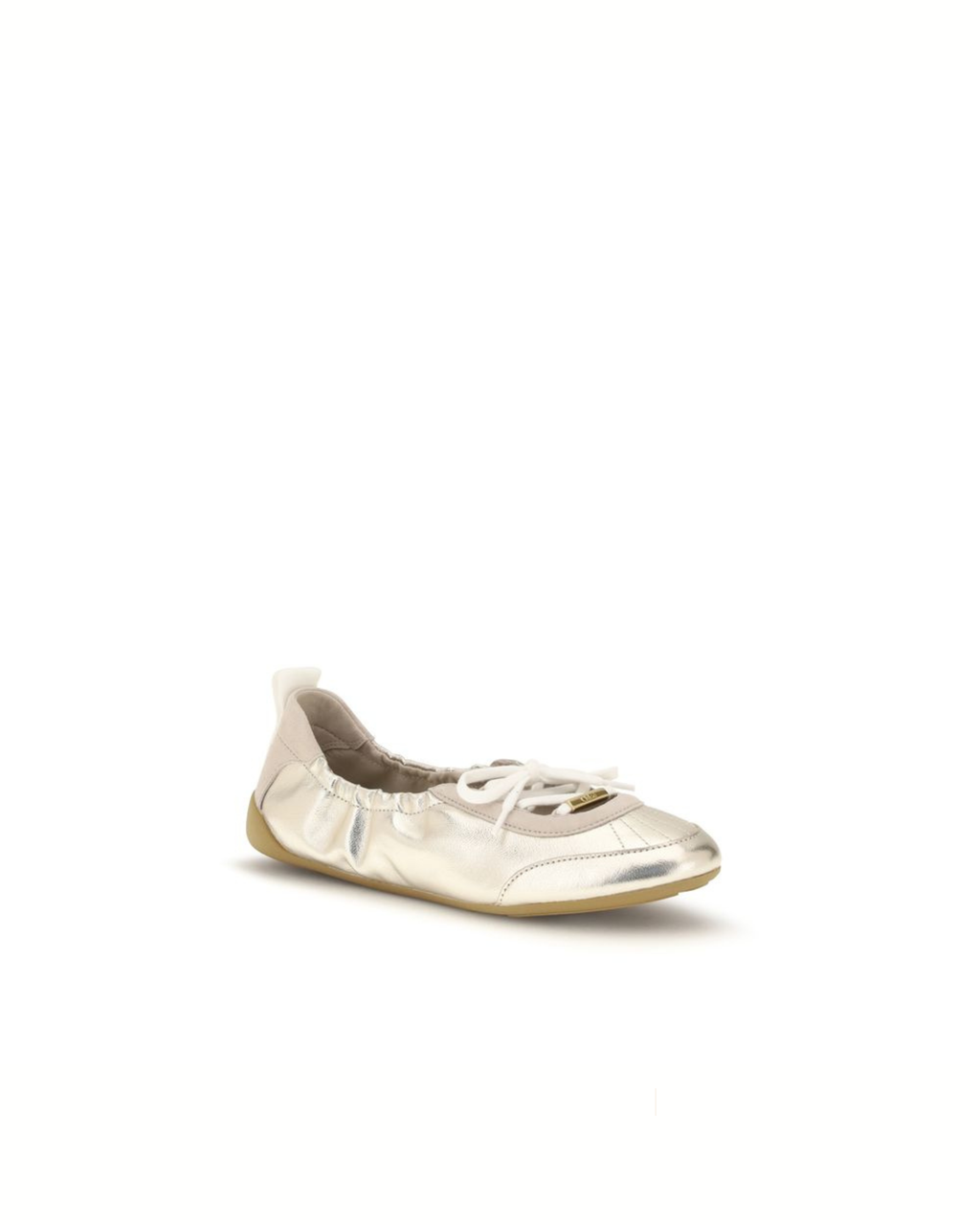 Chloé Kick Ballerina Sneakers in Pelle Metallizzata