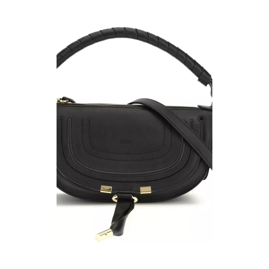 Chloé "Marcie" Mini Shoulder Bag - Grained Calfskin