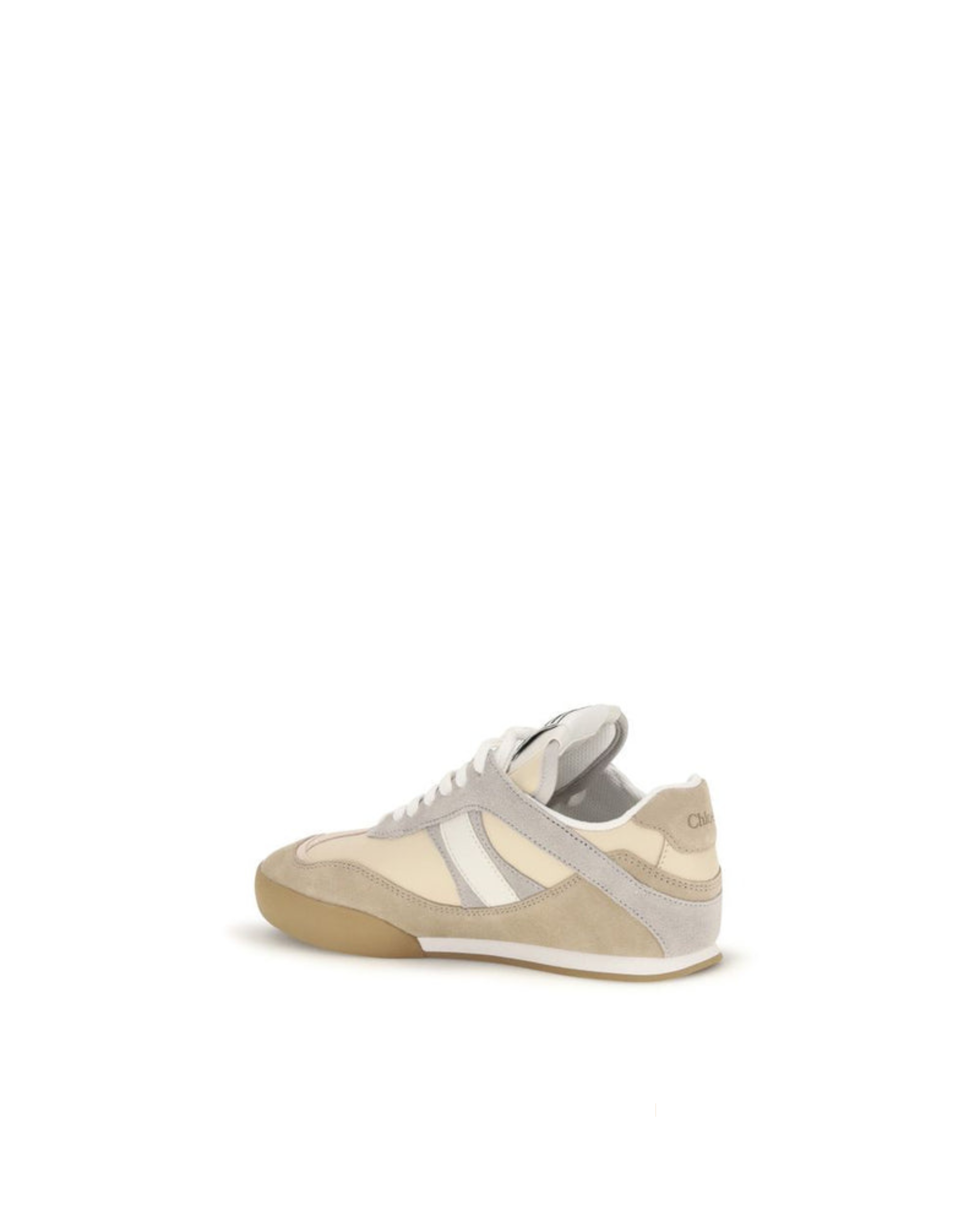 Chloé – Sneakers Chloé Kick in Pelle e Suede Beige