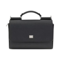 Dolce & Gabbana - Borsa "Sicily" Media in Pelle Dauphine Nera