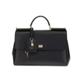 Dolce & Gabbana - Borsa Sicily Soft Media in Pelle di Vitello con Lucchetto