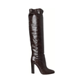 Dolce & Gabbana - Brown Exotic Leather Heels High Boots Shoes