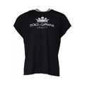 Dolce & Gabbana - Venezia Crown Logo Crew Neck - T-shirt - Dark Blue