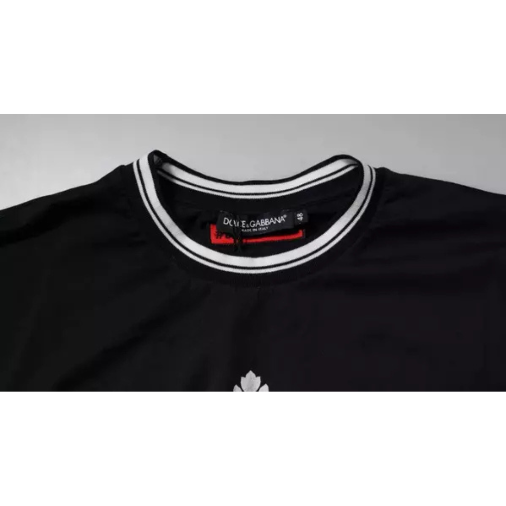 Dolce & Gabbana - Venezia Crown Logo Crew Neck - T-shirt - Dark Blue