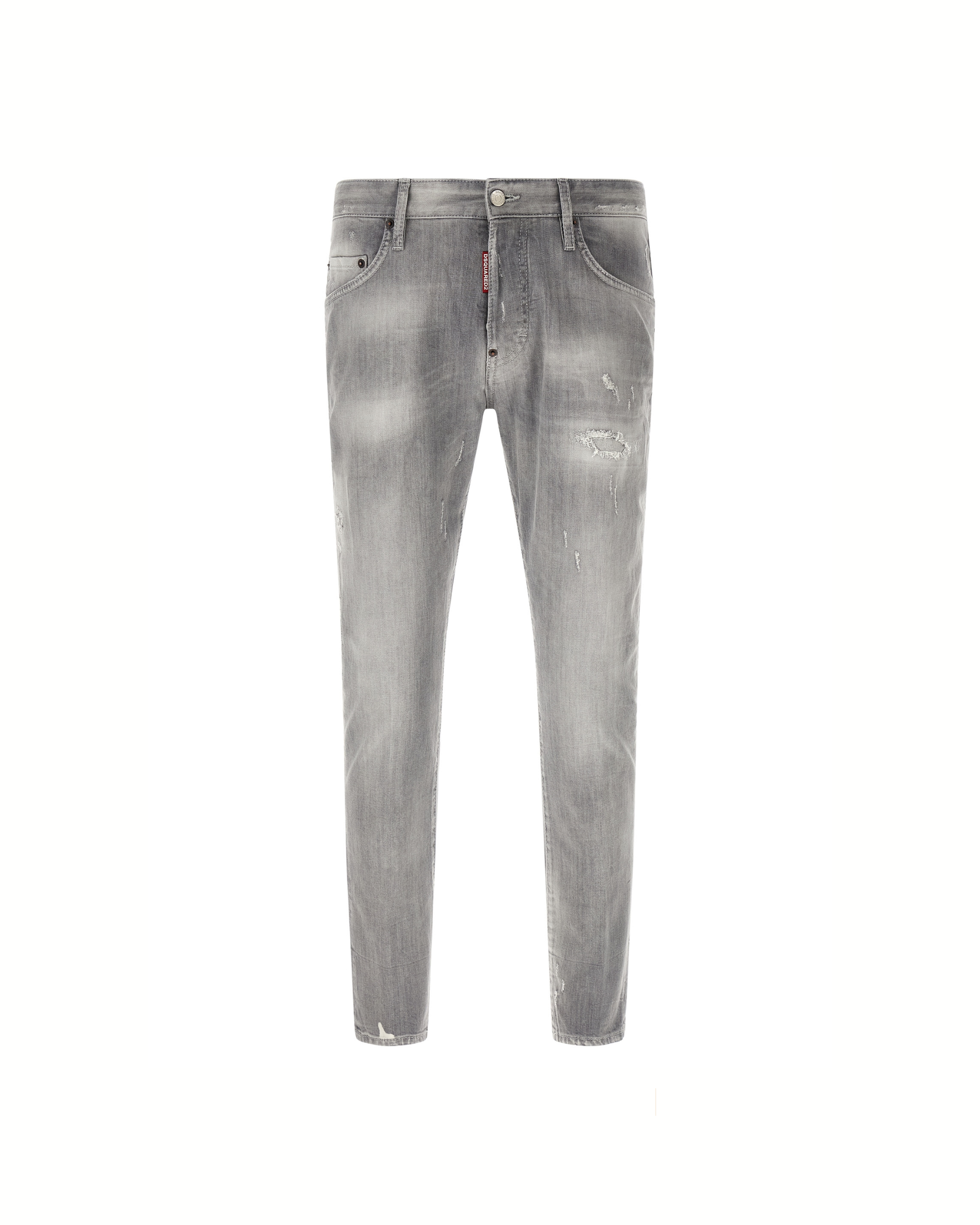 Dsquared2 5 Pocket Distressed Grey Jeans