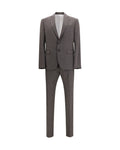 Dsquared2 – Abito Monopetto in Misto Lana Grigio Tortora