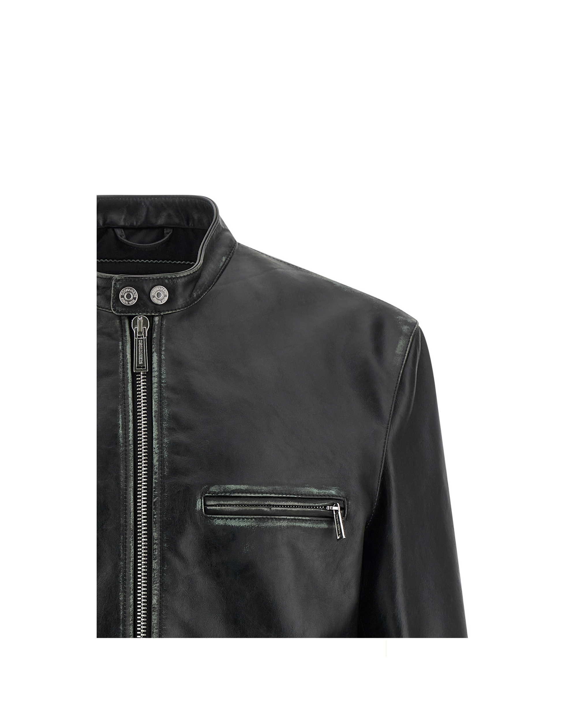 Dsquared2 Bad Boy Biker Jacket Black