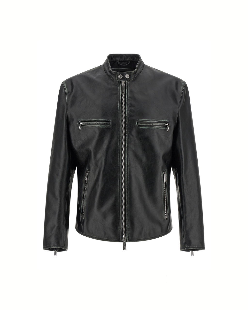 Dsquared2 Bad Boy Biker Jacket Black