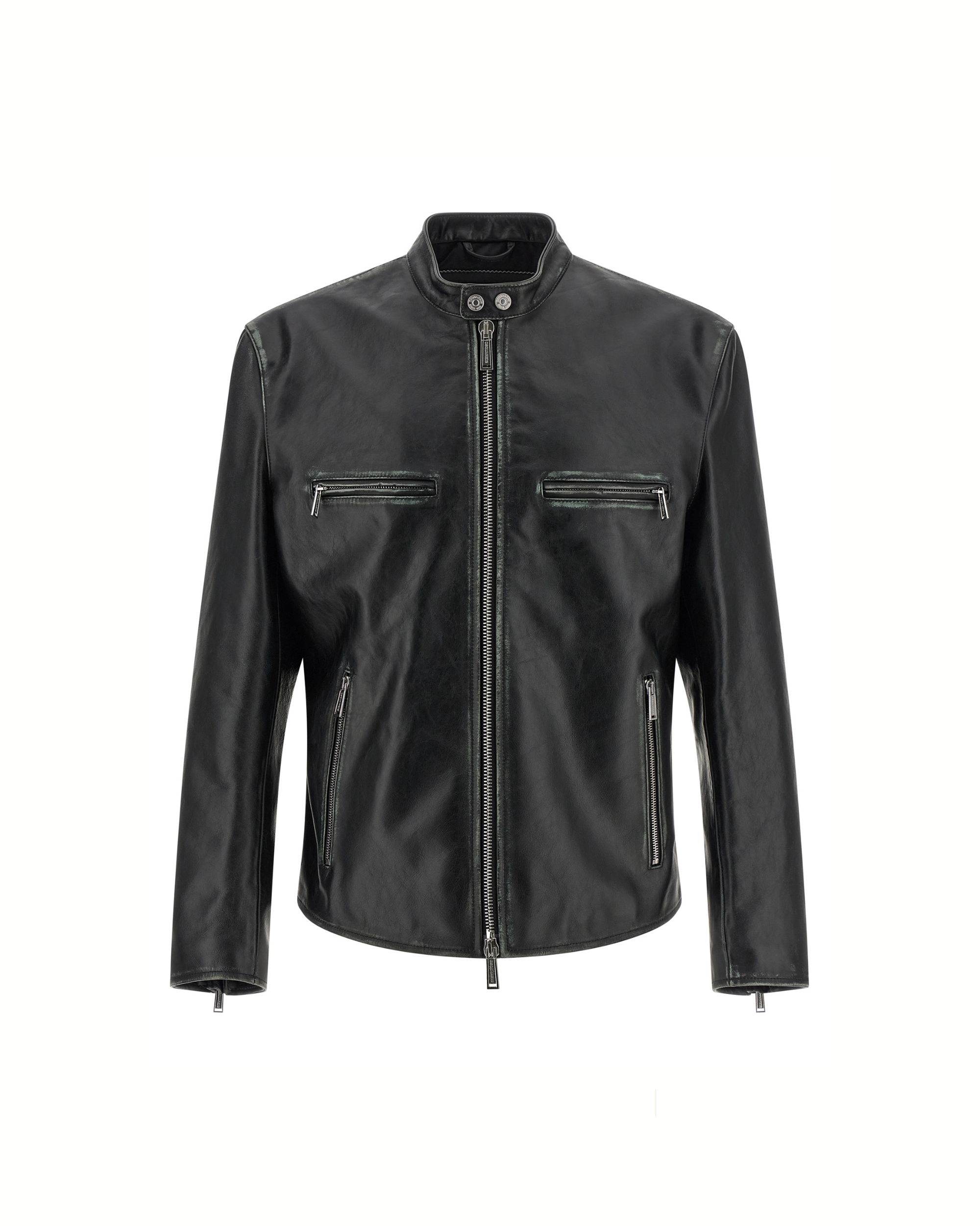 Dsquared2 Bad Boy Biker Jacket Black