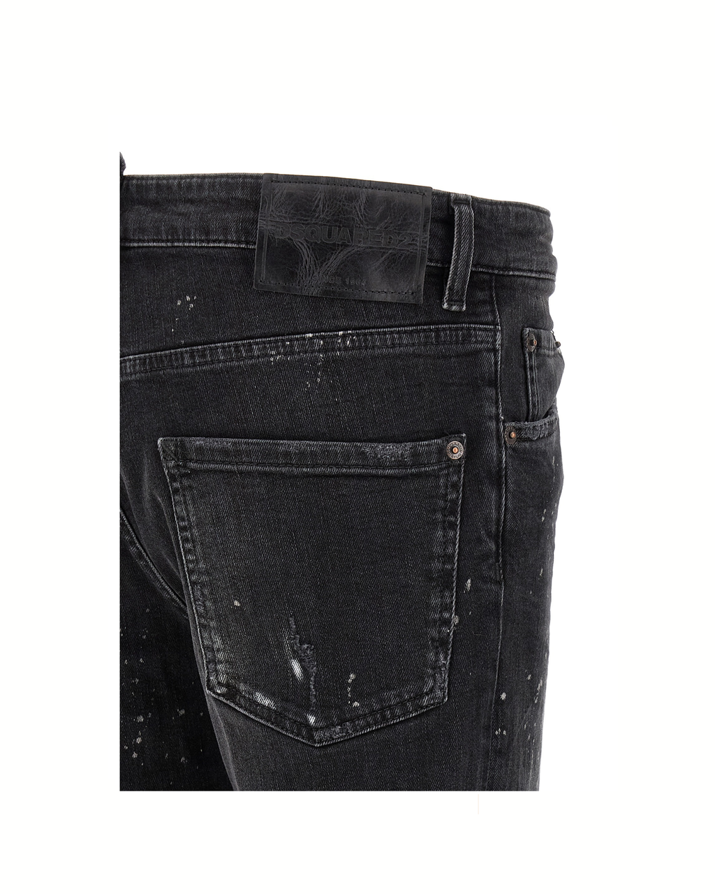 Dsquared2 Black Paint Splatter Jeans