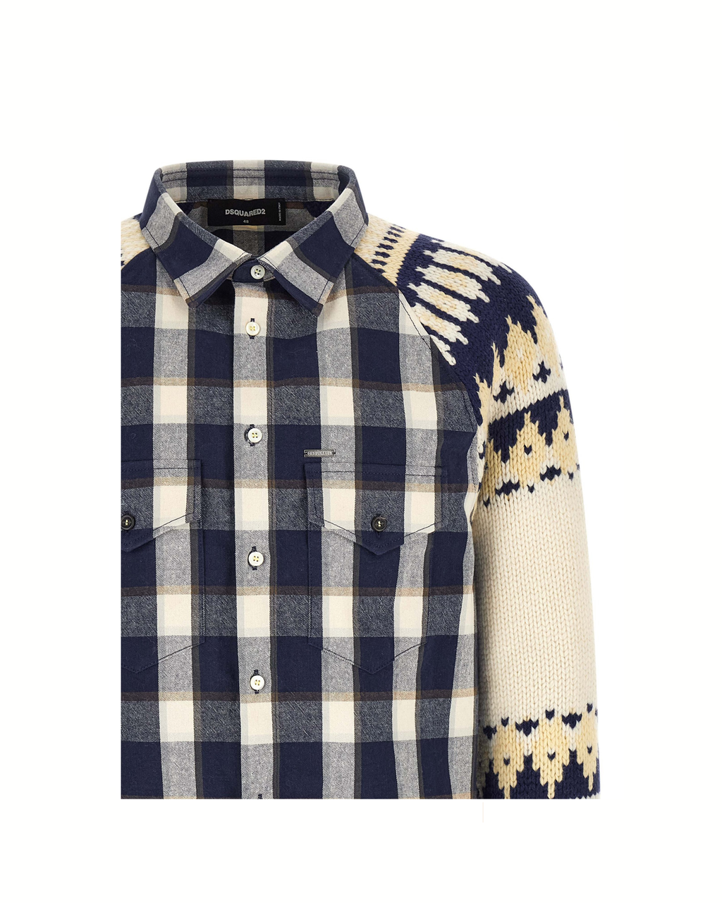 Dsquared2 Classic Check Drawstring Shirt