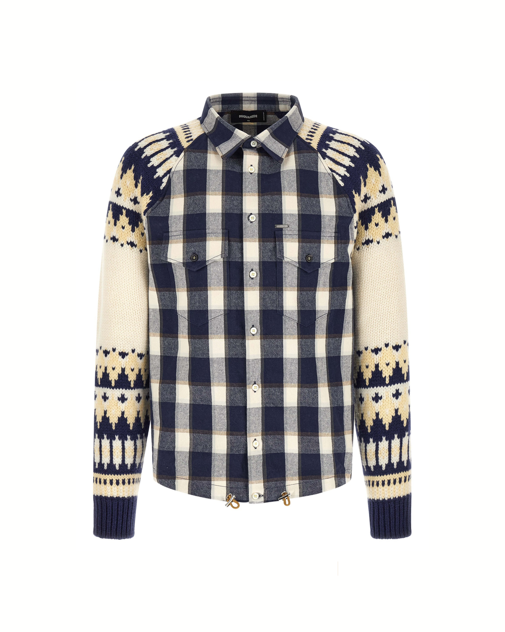 Dsquared2 Classic Check Drawstring Shirt