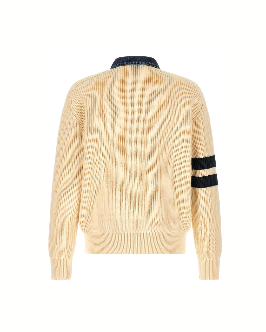 Dsquared2 Denim Mix D2 Cardigan Beige