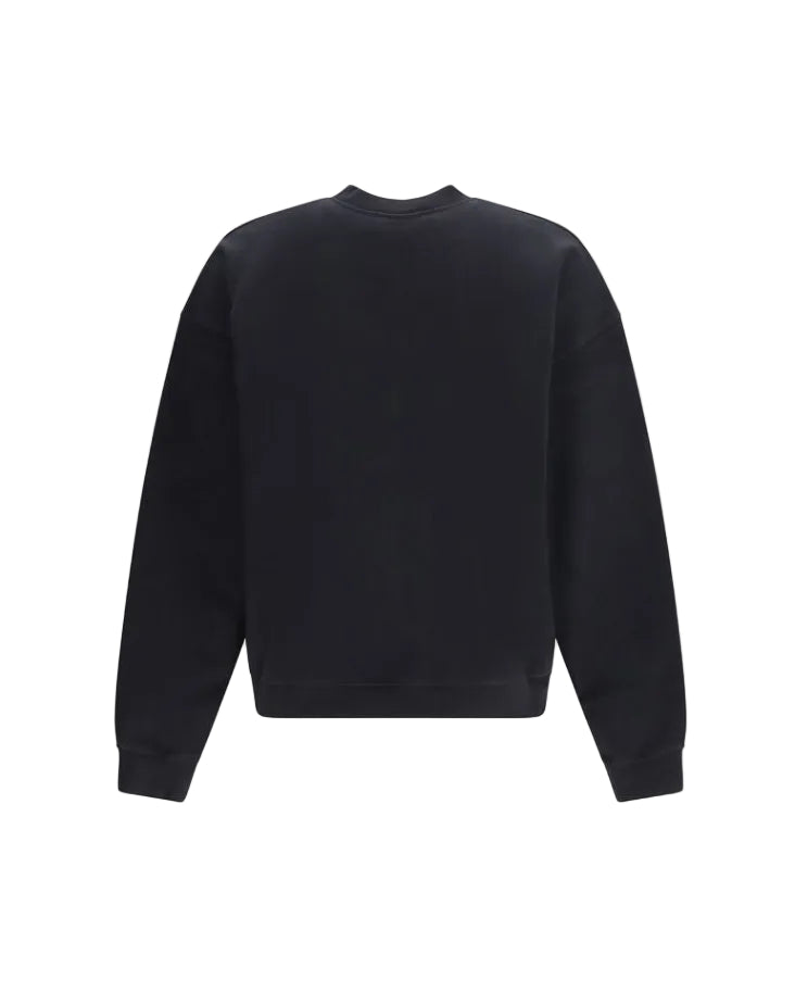 Dsquared2 – Felpa Logo Ricamato in Cotone Nero