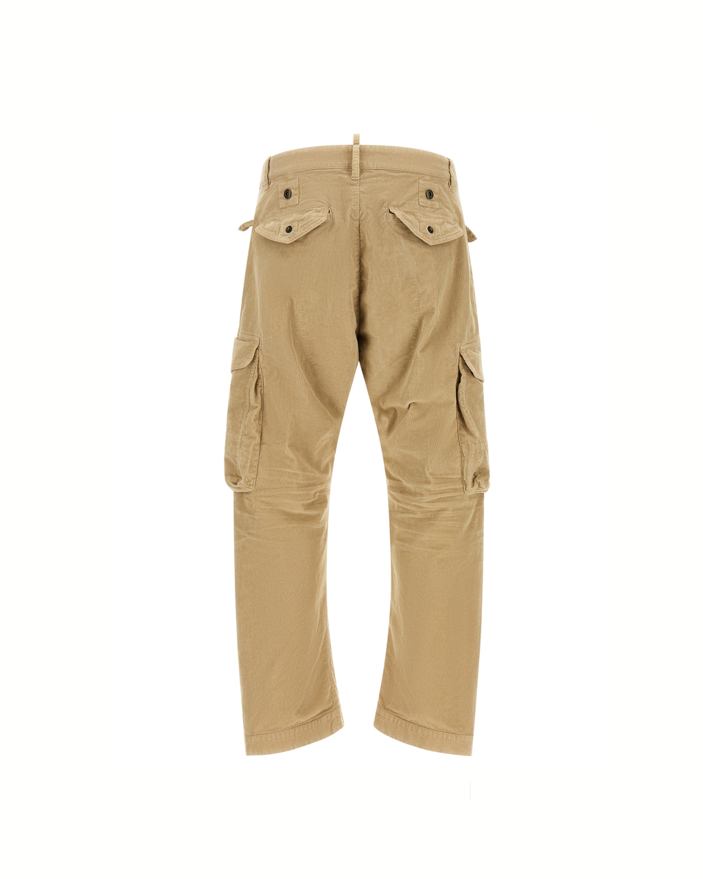 Dsquared2 Multi-Pocket Corduroy Cargo Trousers Beige
