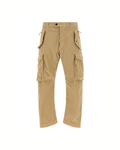 Dsquared2 Multi-Pocket Corduroy Cargo Trousers Beige