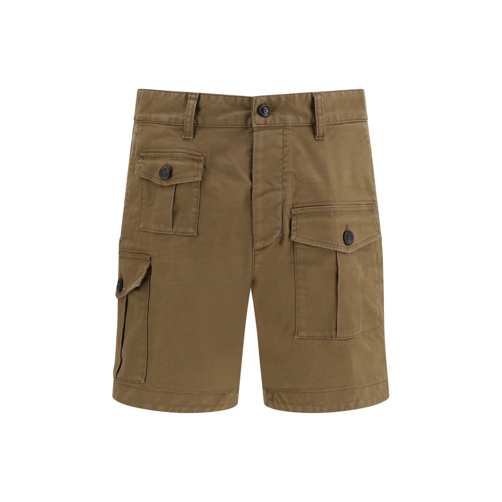 Dsquared2 Sexy Cargo Shorts Khaki