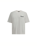 Dsquared2 - Signature T-Shirt Oversize Bianca con Logo Ricamato