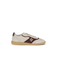 Stile-Ifs-Dsquared2-Sneakers-Pelle-Bianca-Bordeaux-Logo-Laterale