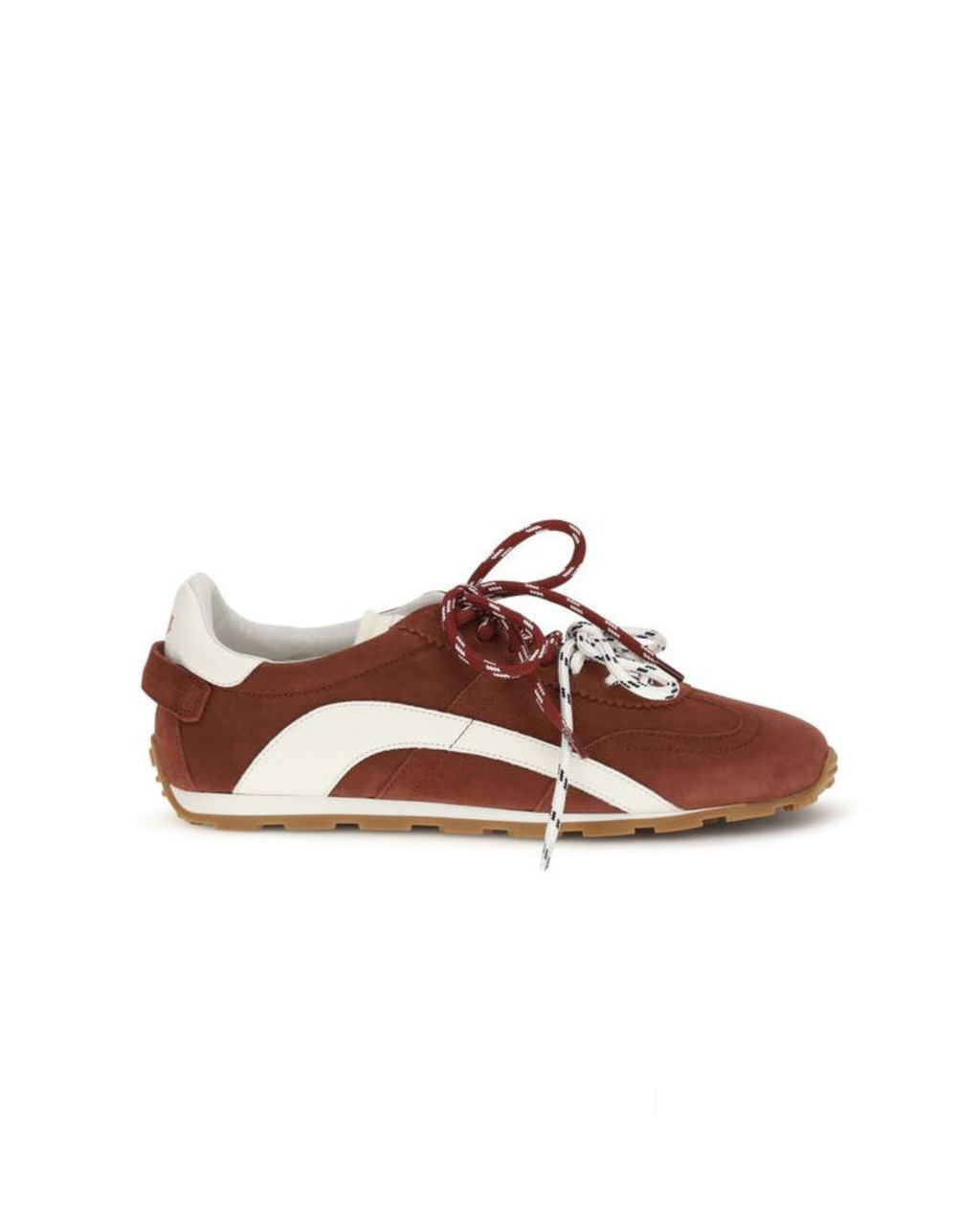 Dsquared2 – Sneakers in Suede Bordeaux con Dettagli a Contrasto