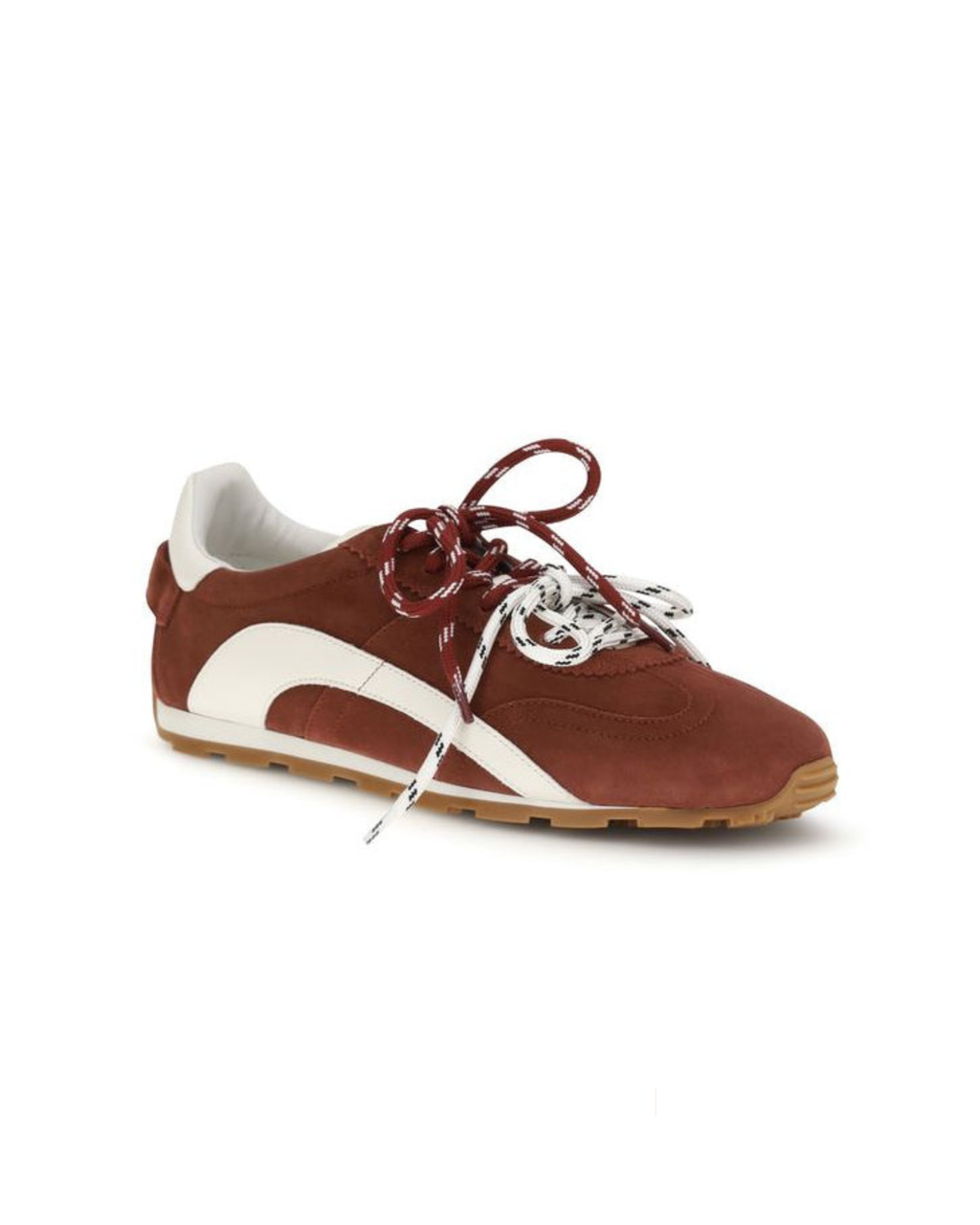 Dsquared2 – Sneakers in Suede Bordeaux con Dettagli a Contrasto