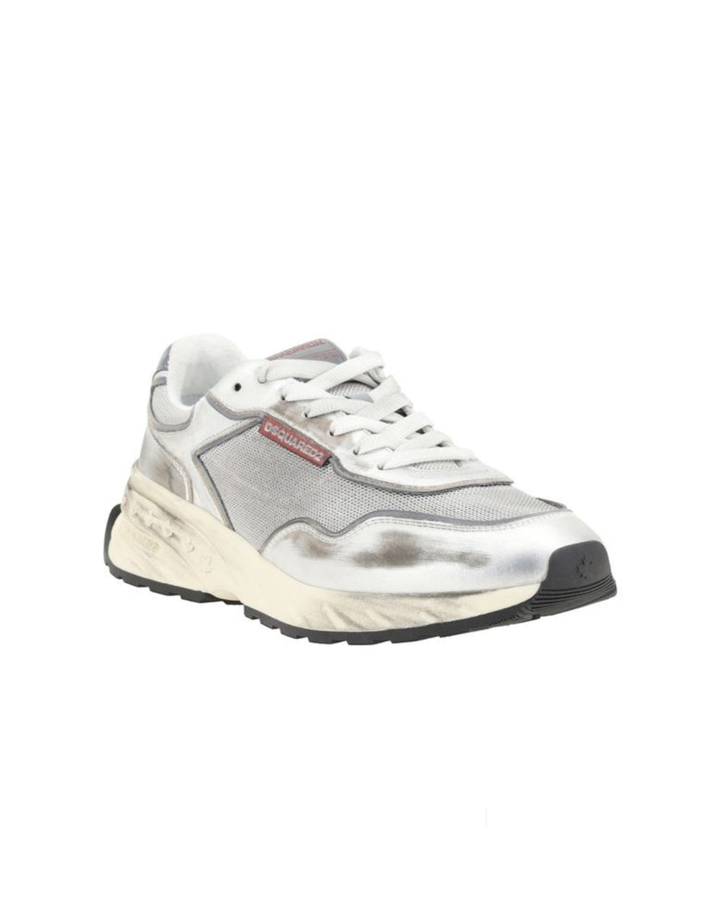 Dsquared2 – Sprinter Sneakers Silver Effetto Vintage