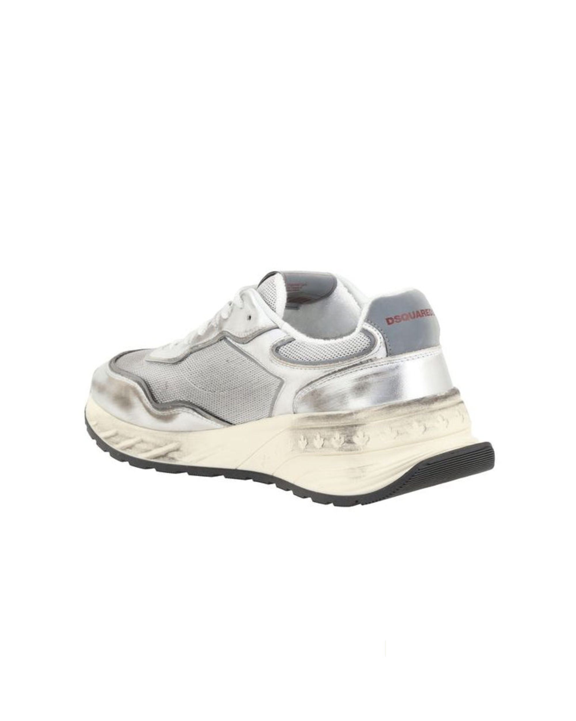 Dsquared2 – Sprinter Sneakers Silver Effetto Vintage