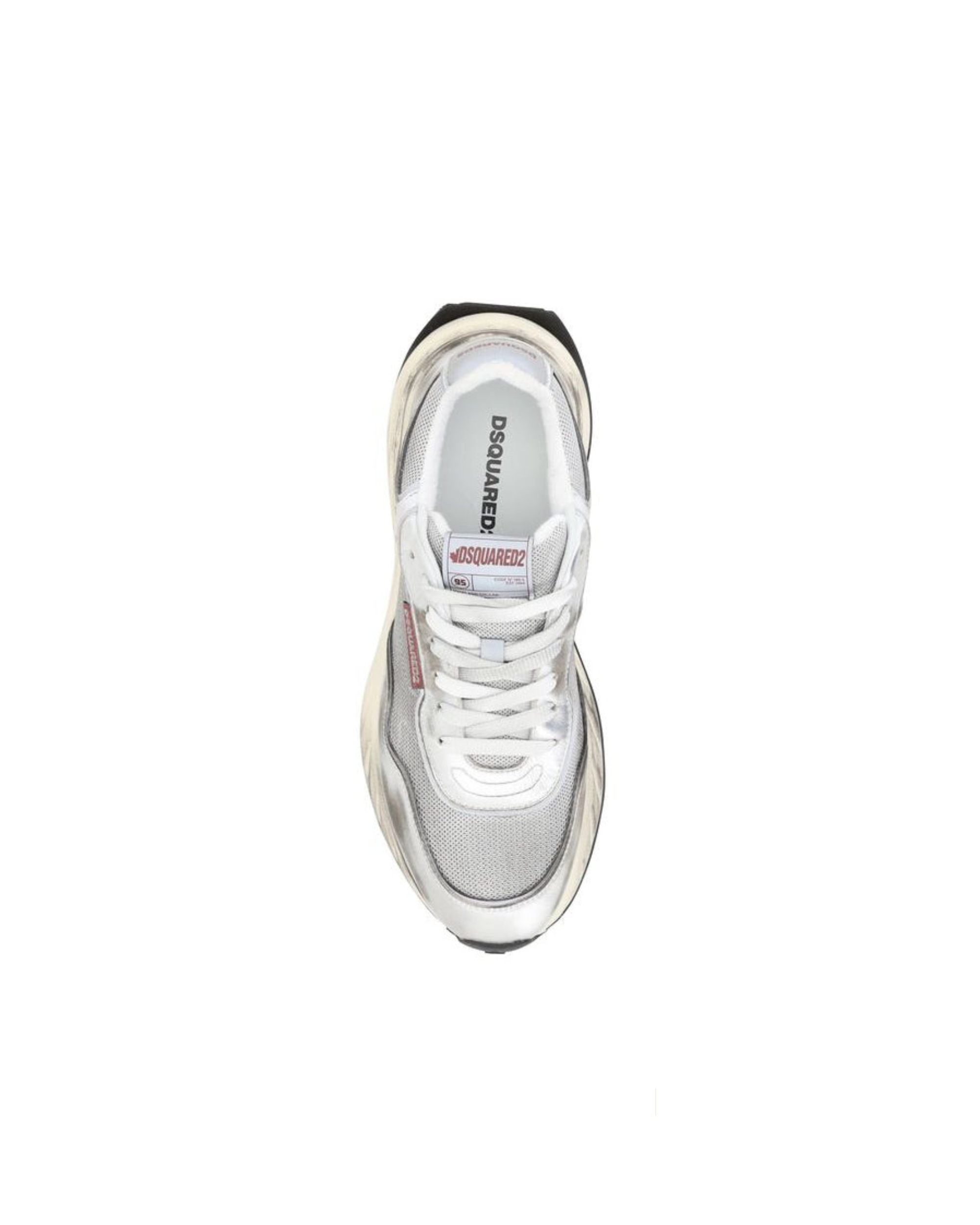 Dsquared2 – Sprinter Sneakers Silver Effetto Vintage