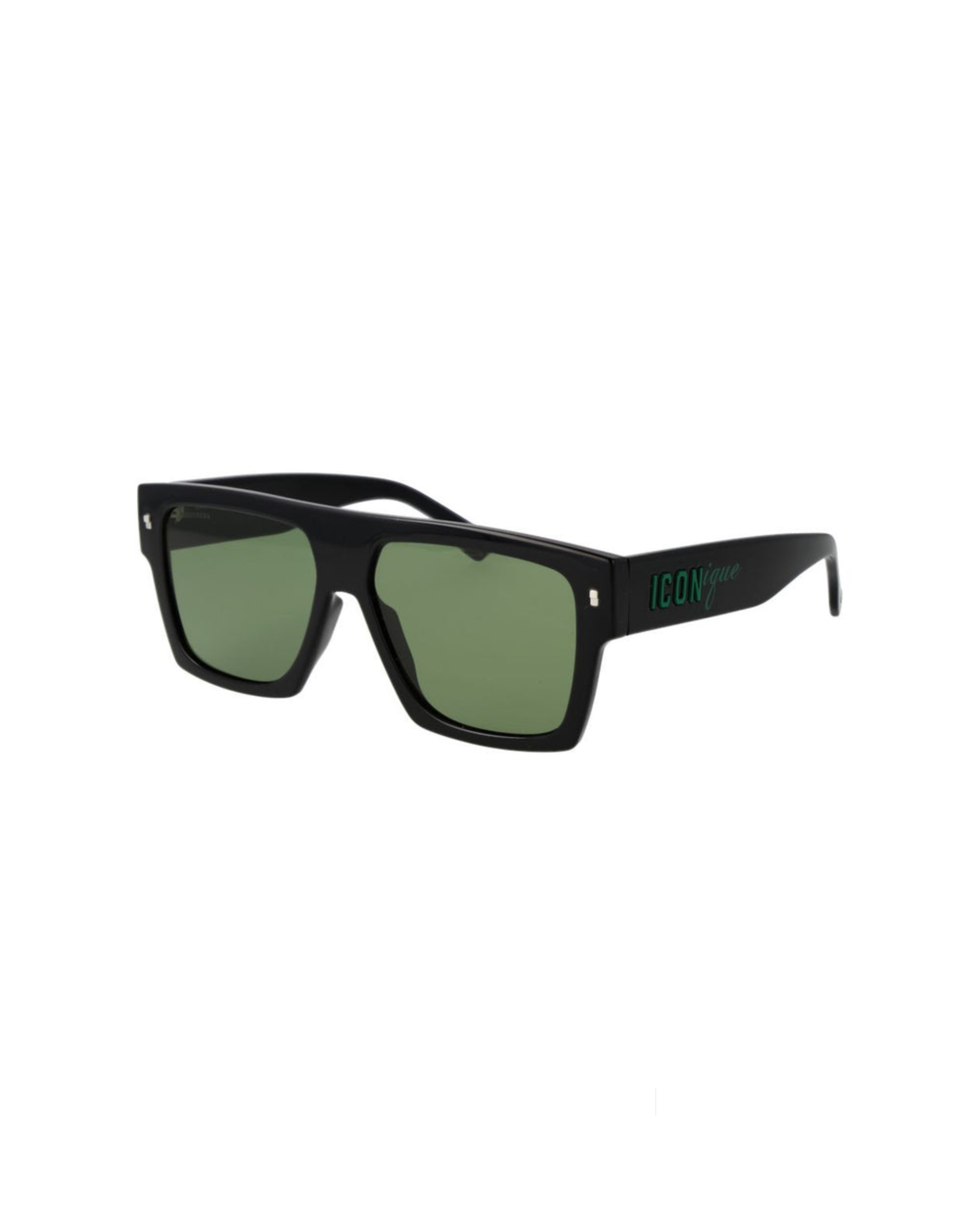 Dsquared2 – Sunglasses Iconique Neri con Lenti Verdi