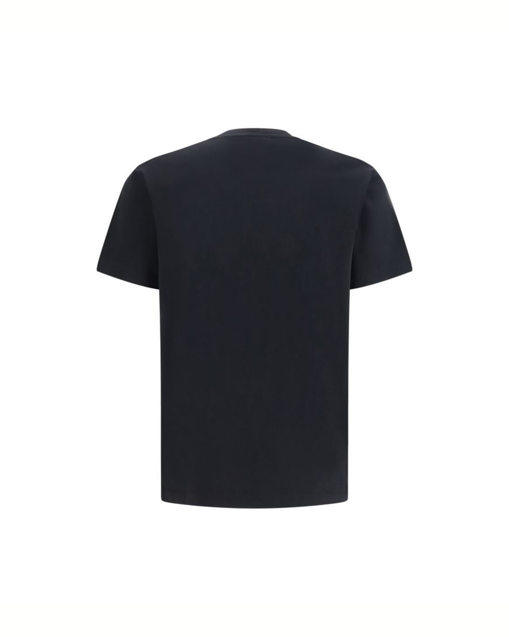 Dsquared2 T-Shirt Nera con Maxi Stampa D2 Rossa