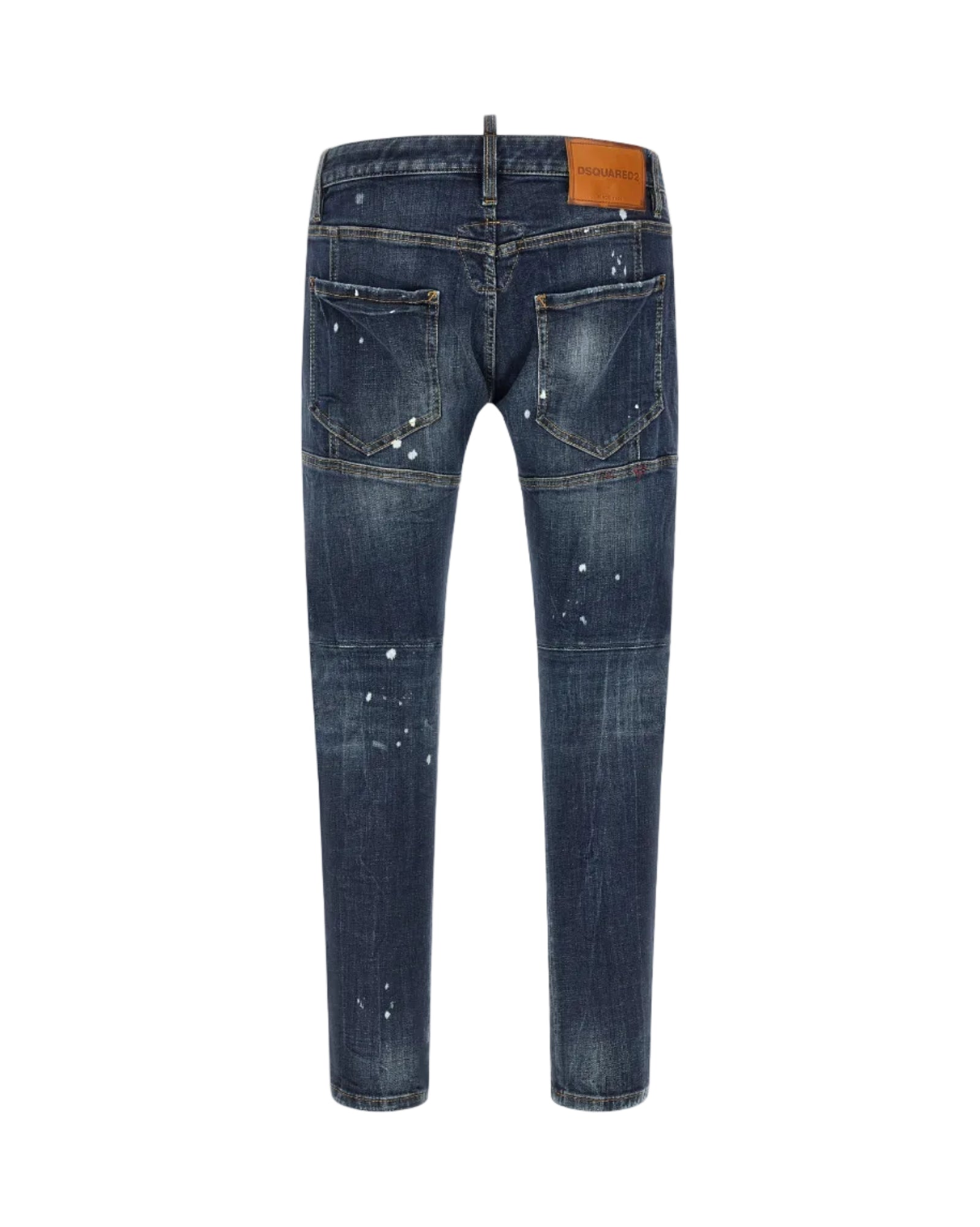 Dsquared2 – Tidy Biker Jeans Denim Used Effect Blu