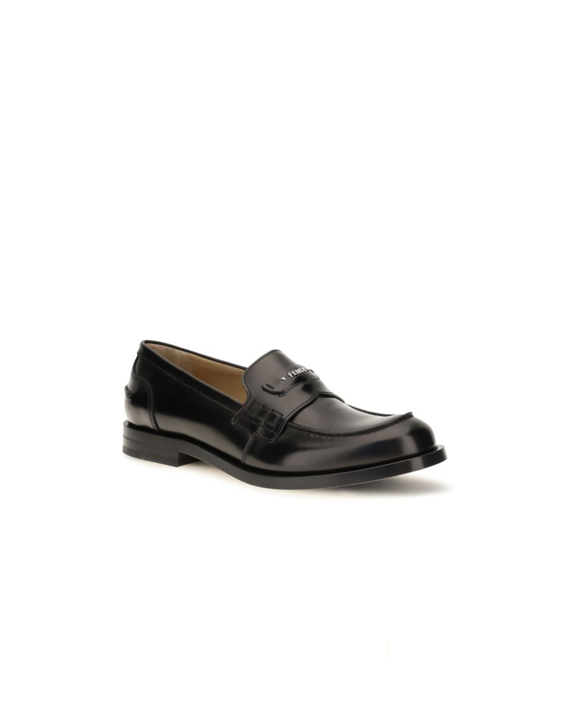 Fendi Ateneo Calfskin Loafers