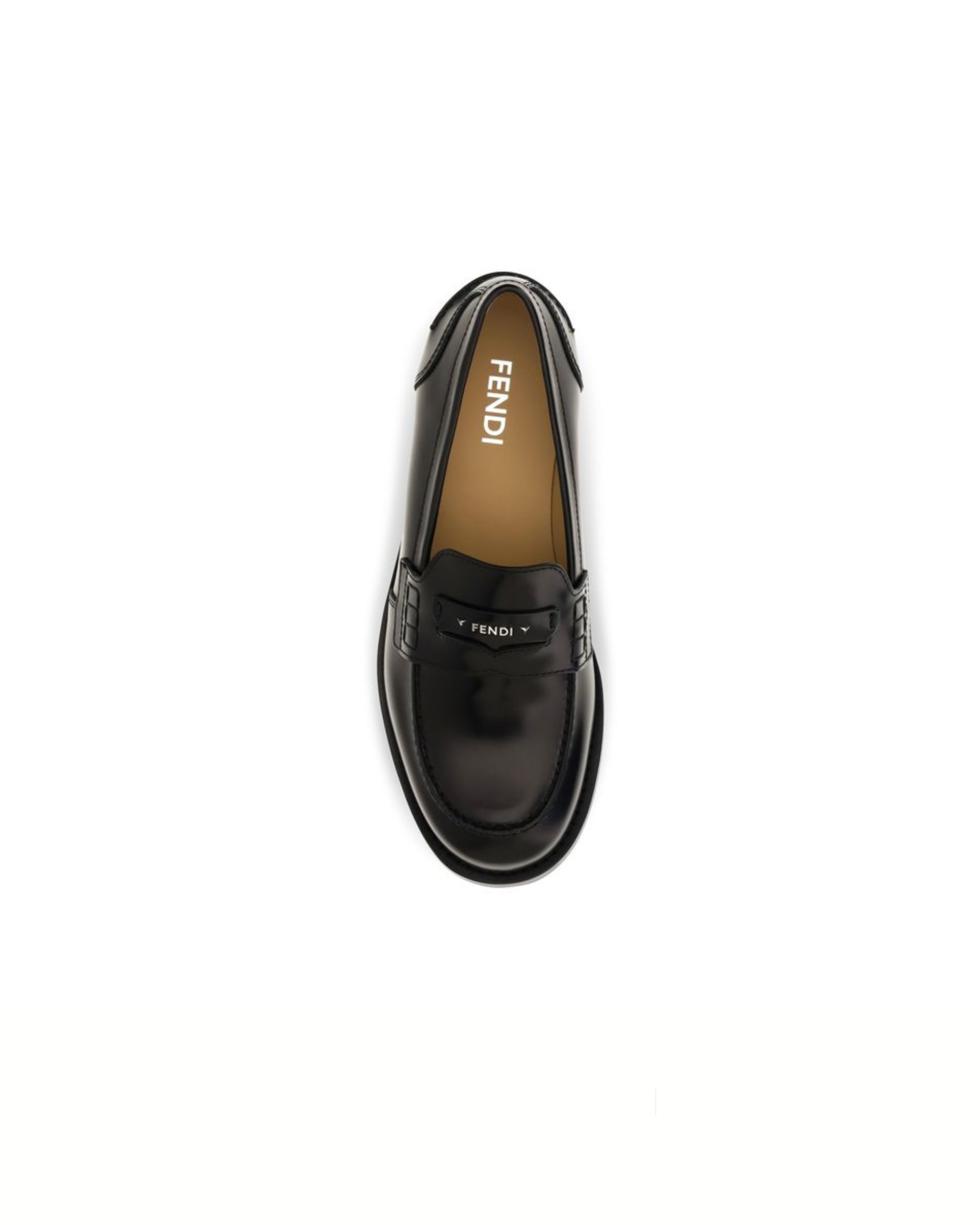 Fendi Ateneo Calfskin Loafers